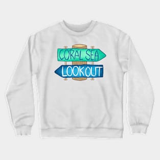 Coral Sea Lookout Crewneck Sweatshirt